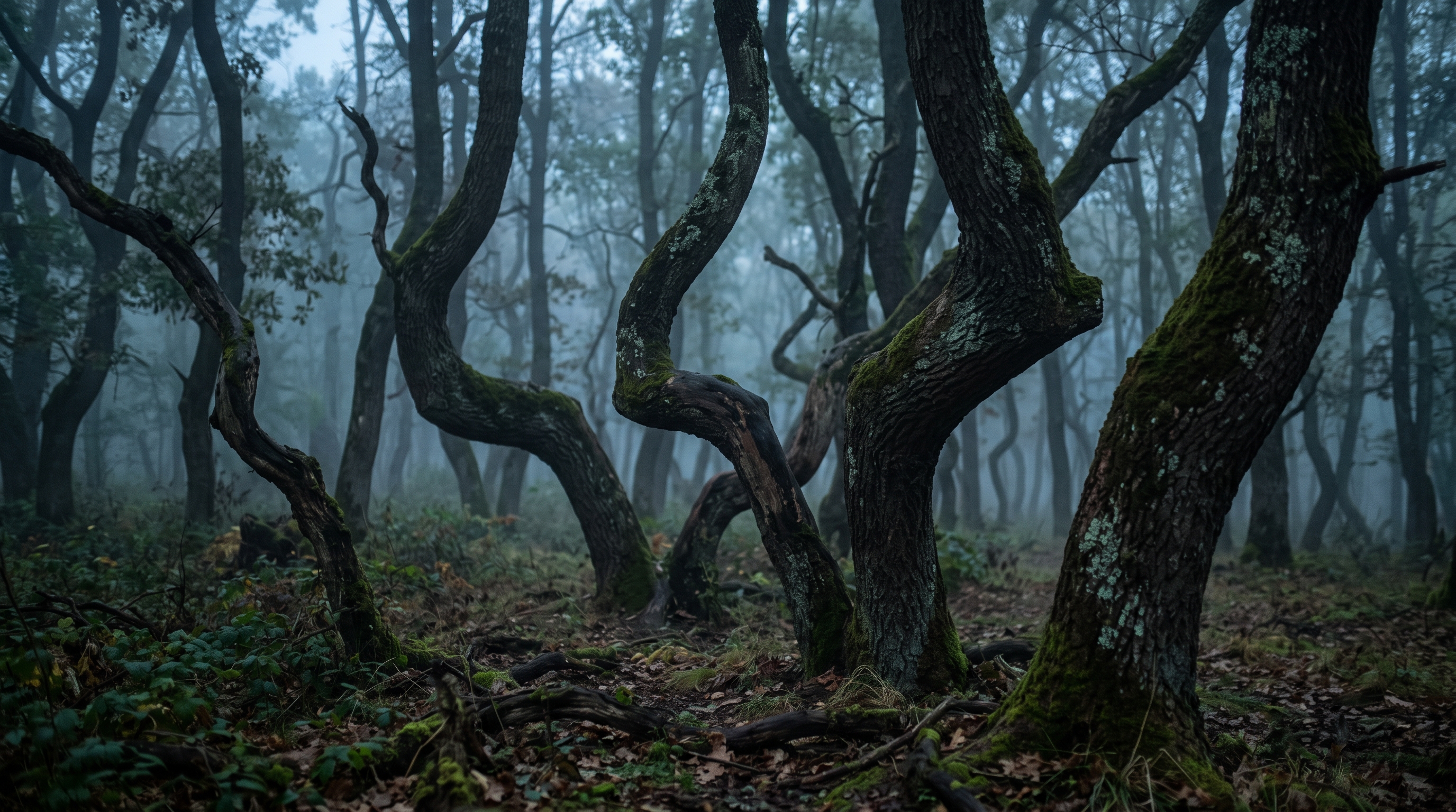 Twisted Trees of Hoia-Baciu